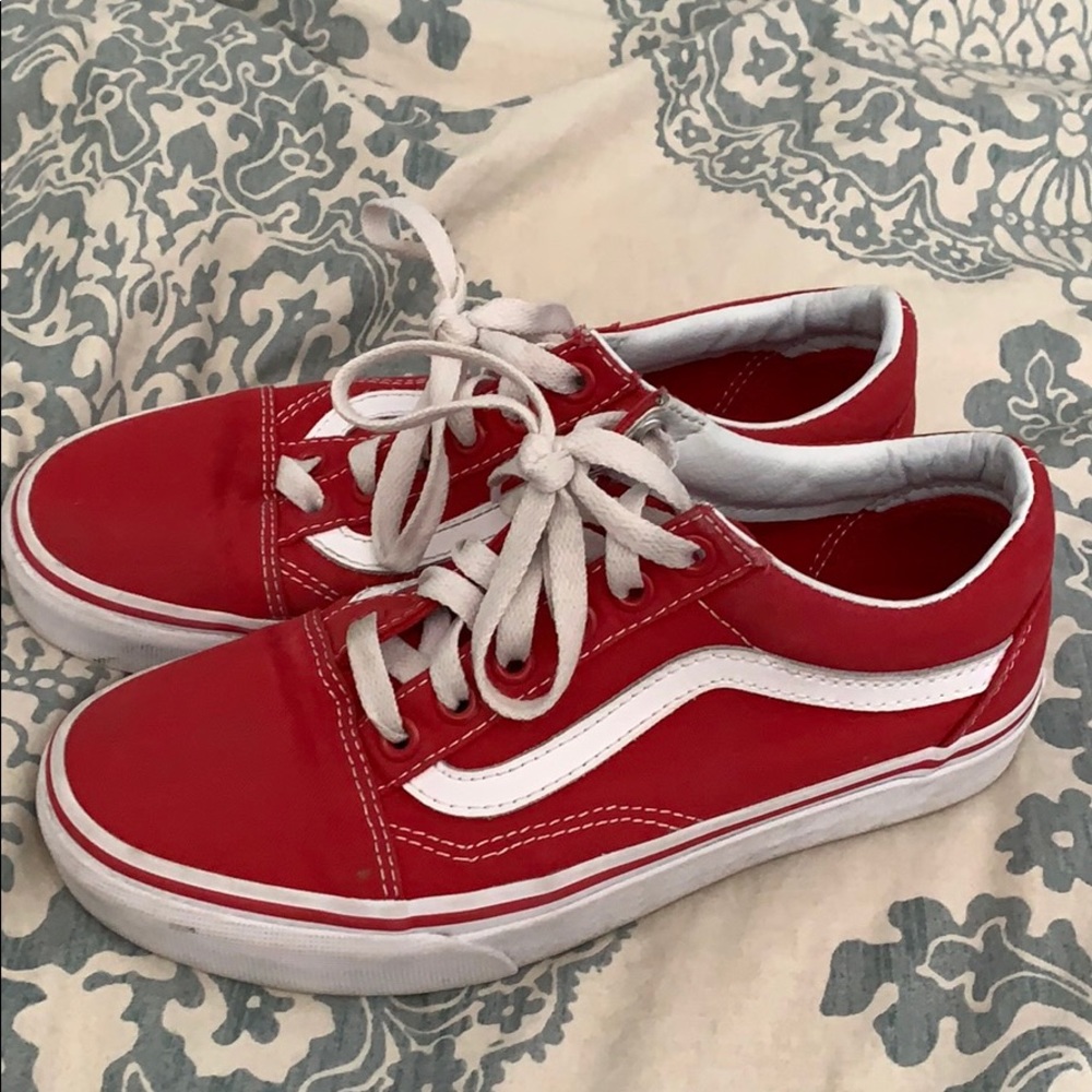 Canvas Old Skool Red Vans